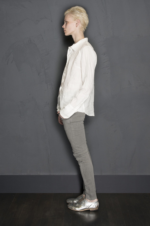 Raw Edge Linen Button Up Raw Edge Linen Button Up