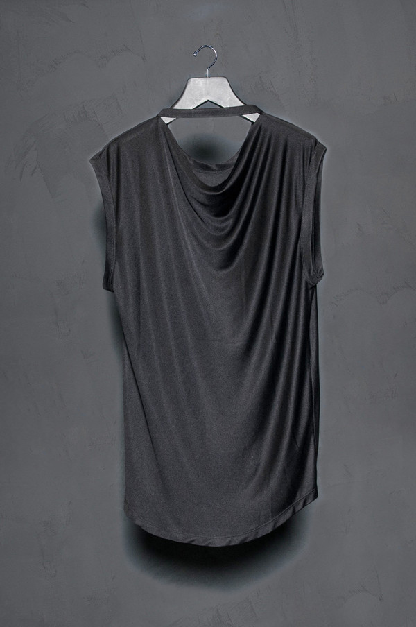 KES Sleeveless Silk Jersey Tee KES Sleeveless Silk Jersey Tee