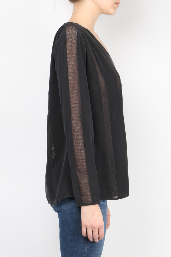 L'agence Angela L/S Mesh Top L'agence Angela L/S Mesh Top