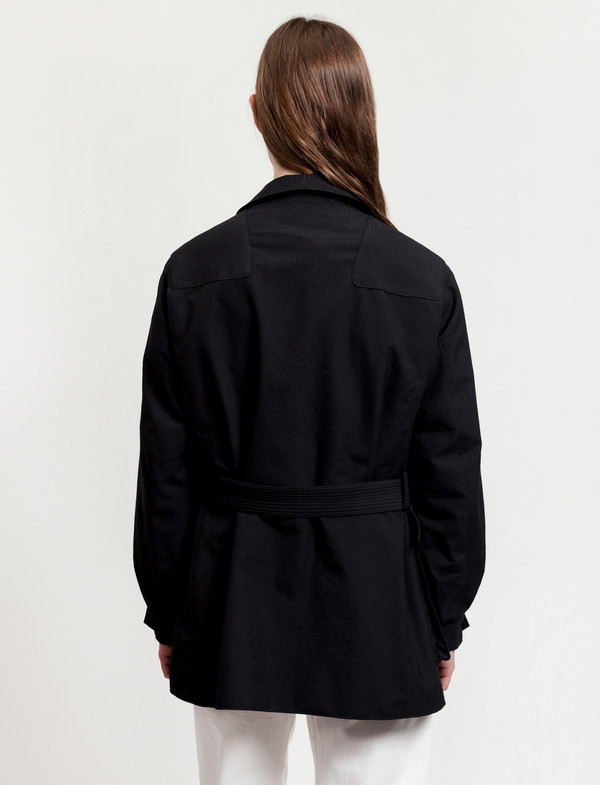 Lemaire Asymmetrical Jacket Black Lemaire Asymmetrical Jacket Black