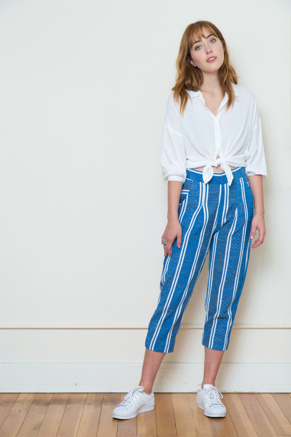 ace & jig atlantic pant in blue jean ace & jig atlantic pant in blue jean