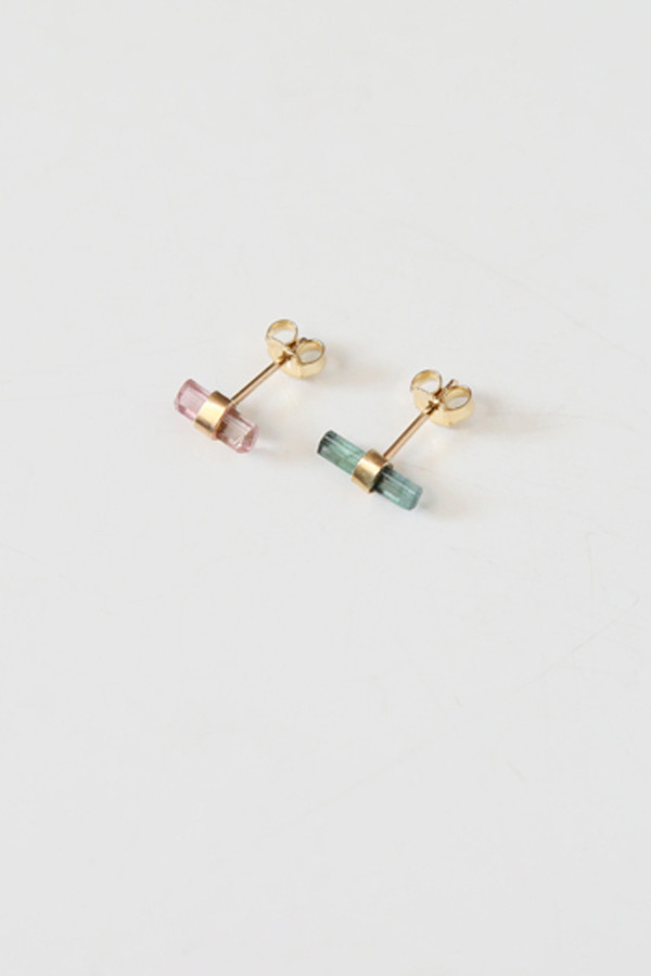 better late than never tourmaline stud singles (gold) better late than never tourmaline stud singles (gold)