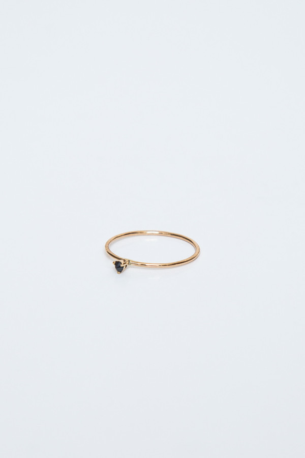 blanca monros gomez black diamond tiny solitaire ring blanca monros gomez black diamond tiny solitaire ring