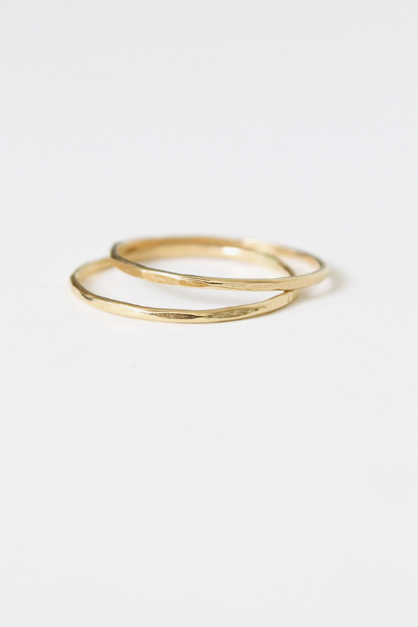 fiat lux 14k gold solid band ring fiat lux 14k gold solid band ring
