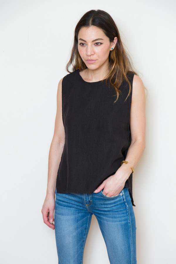 Ozma Apron Tank - Black Ozma Apron Tank - Black