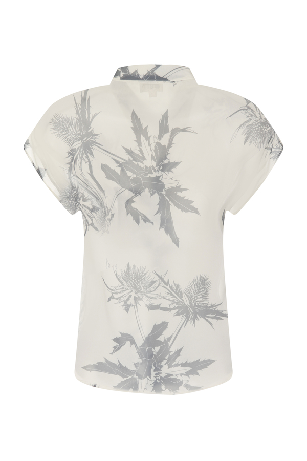 WHiT Thistle Print Swing Blouse WHiT Thistle Print Swing Blouse