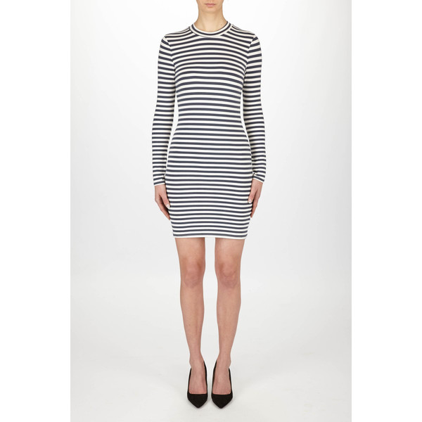 Just Female "Kath" Nautical Striped Jersey Dress Just Female "Kath" Nautical Striped Jersey Dress