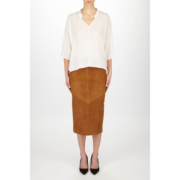 Just Female "Rhodes" VNeck Blouse with Flare Sleeves Just Female "Rhodes" VNeck Blouse with Flare Sleeves