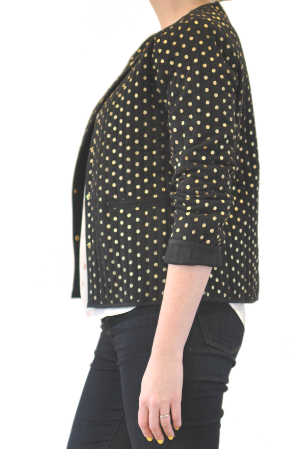 Storm & Marie "Issy" Black Jacket w/ Gold Spots Storm & Marie "Issy" Black Jacket w/ Gold Spots
