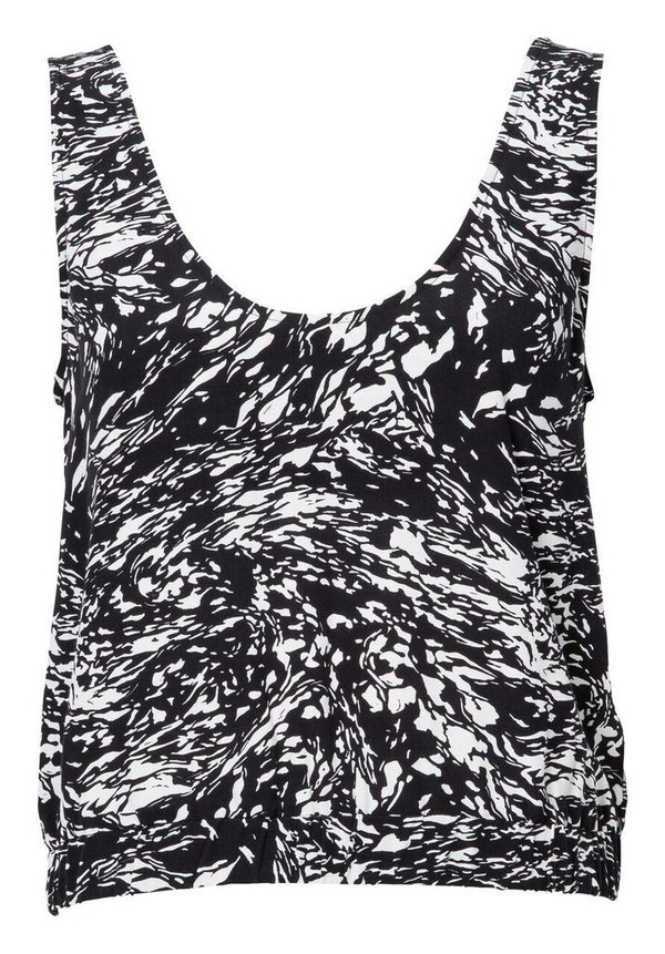 Storm and Marie "Brit" Printed Cropped Tank Top Storm and Marie "Brit" Printed Cropped Tank Top