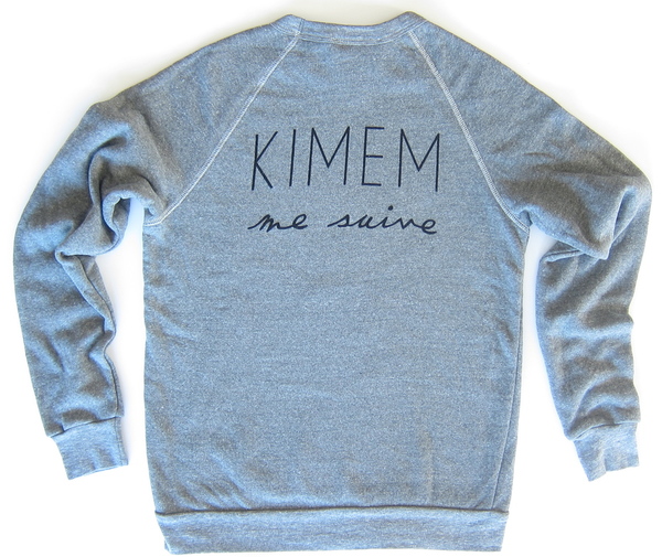 KIMEM me suive print Sweater KIMEM me suive print Sweater