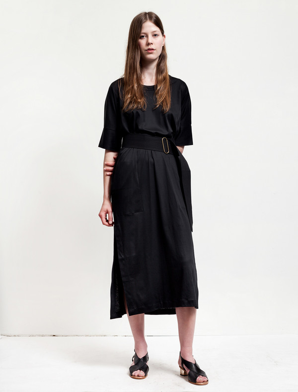 Lemaire Tunic Dress Black Lemaire Tunic Dress Black