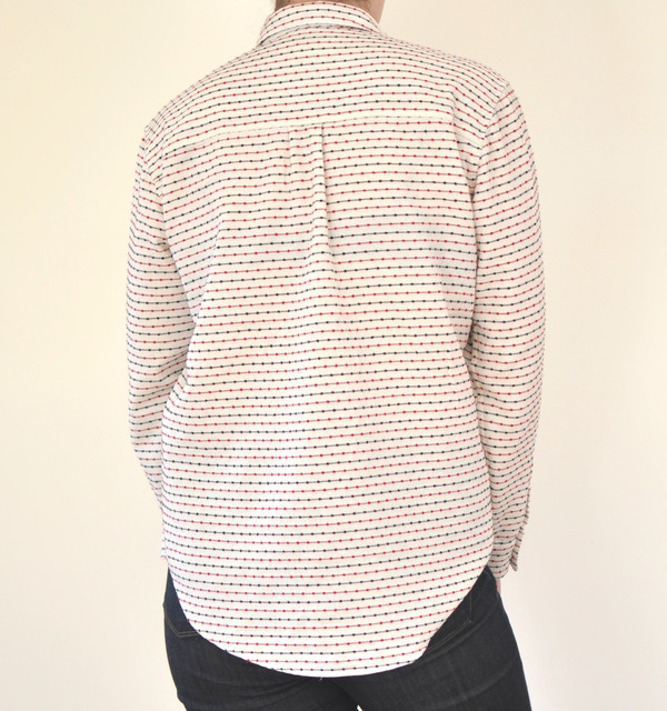 Bridge & Burn "Bird" Red and Blue Stripe Button Up Bridge & Burn "Bird" Red and Blue Stripe Button Up