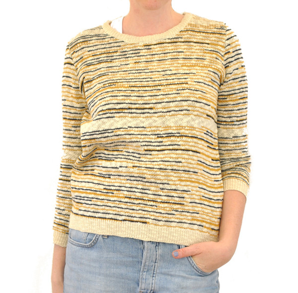 The Korner Striped Lightweight Sweater The Korner Striped Lightweight Sweater