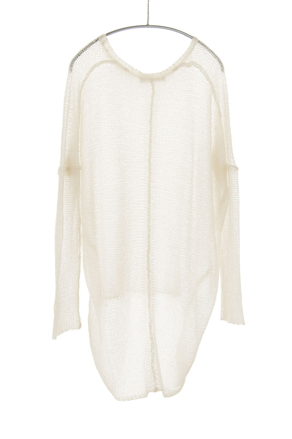 Paychi Guh Sheer Pullover White Paychi Guh Sheer Pullover White