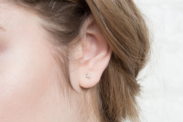 Shahla Karimi 14K Gold Subway Studs - Express Stop Shahla Karimi 14K Gold Subway Studs - Express Stop