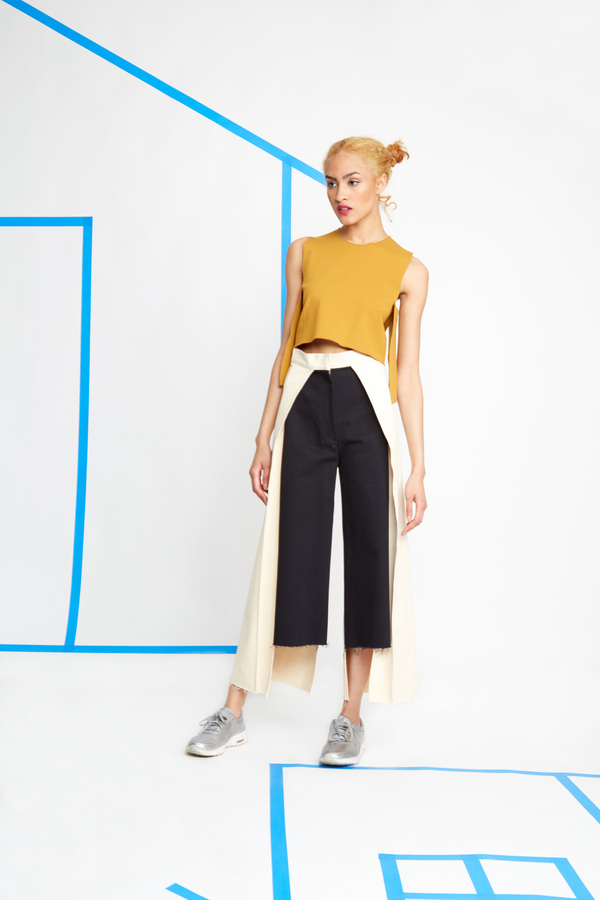 Nancy Stella Soto Offset Denim Trouser Nancy Stella Soto Offset Denim Trouser