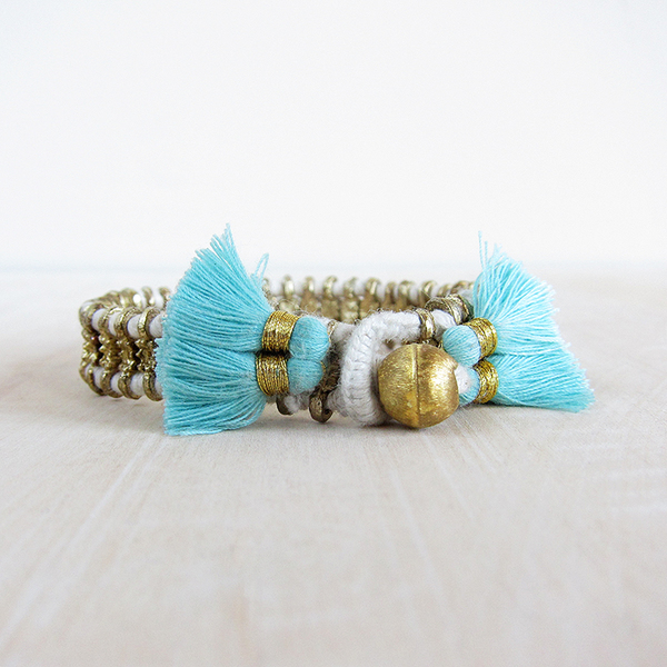 Bluma Project Cala bracelet - white/sky Bluma Project Cala bracelet - white/sky