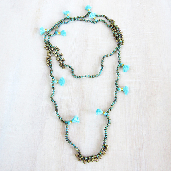Bluma Project Farah necklace - sky Bluma Project Farah necklace - sky