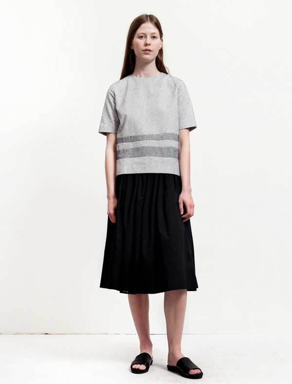 Norse Projects Womens Vita Cotton Slub White/Black Norse Projects Womens Vita Cotton Slub White/Black