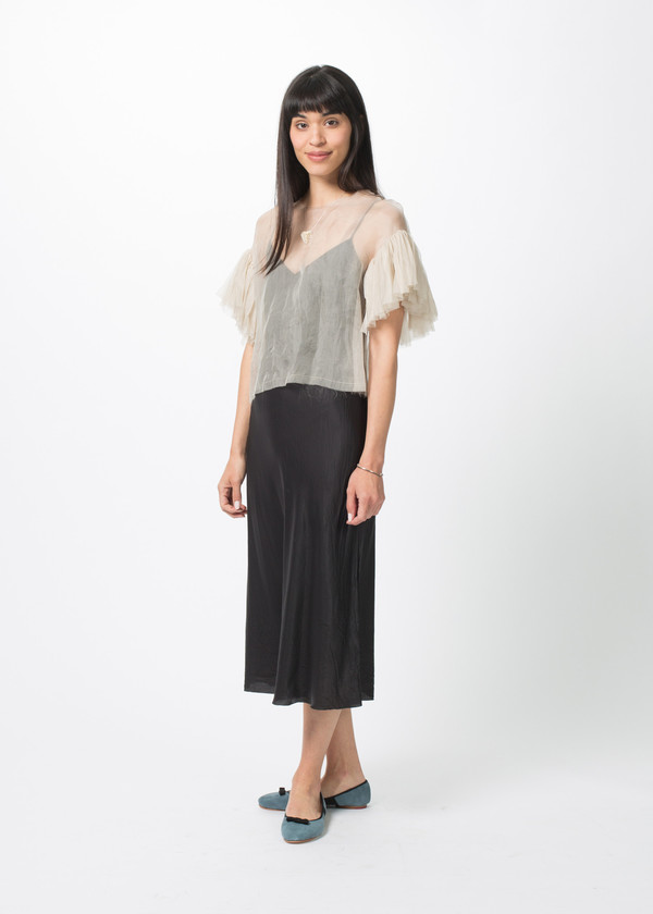 Louiza Babouryan Ruffle Sleeve Top Louiza Babouryan Ruffle Sleeve Top