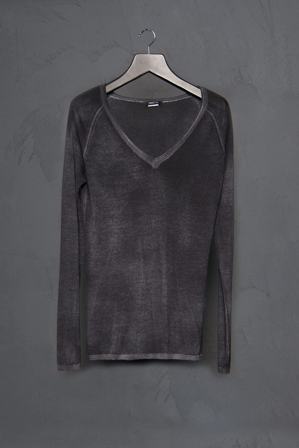 Avant Toi Rolled V Neck Sweater Avant Toi Rolled V Neck Sweater
