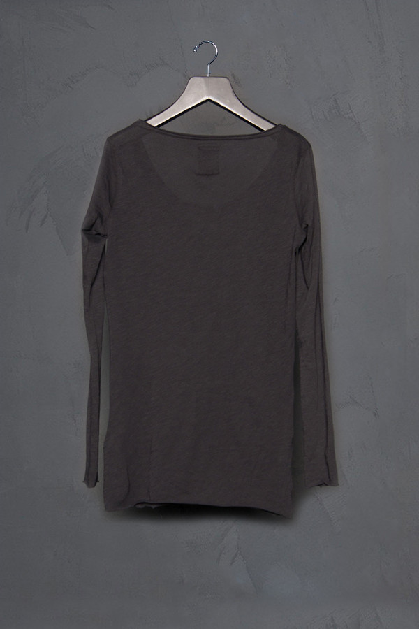 Thom / Krom Long Sleeve Basic Scoop Tee Thom / Krom Long Sleeve Basic Scoop Tee