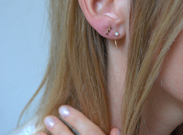 Kristen Elspeth Neptune Opal Ear Hooks Kristen Elspeth Neptune Opal Ear Hooks