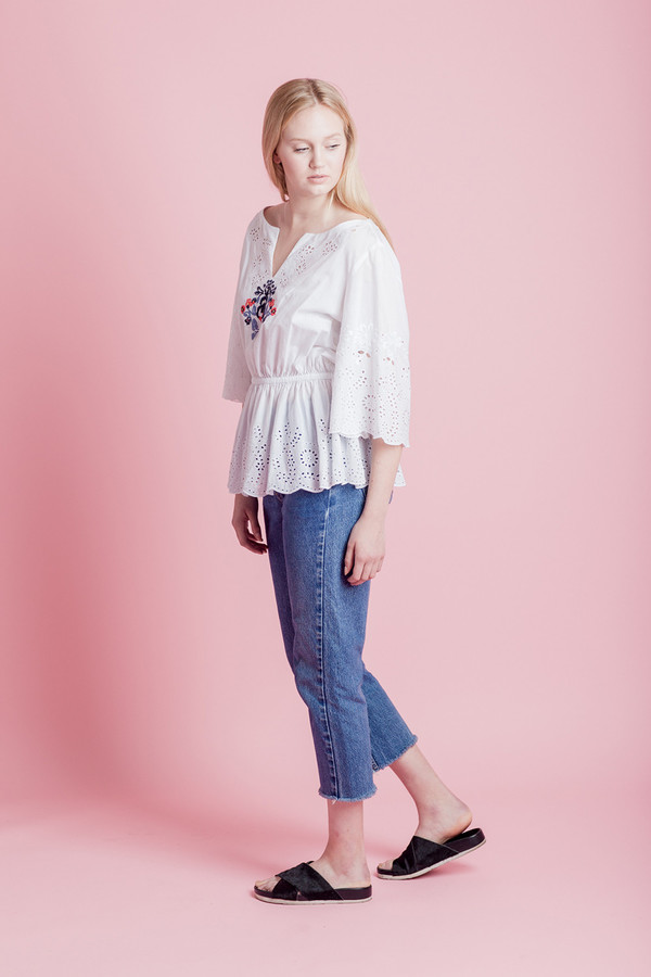 SUNO EMBROIDERED TOP SUNO EMBROIDERED TOP