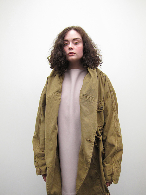 Unisex Katsuragi Ring Coat, Khaki Gold Unisex Katsuragi Ring Coat, Khaki Gold