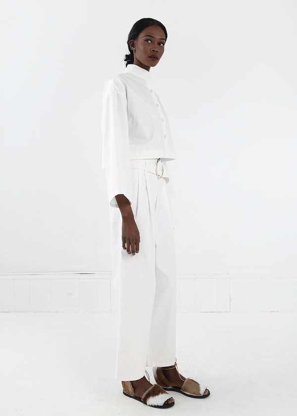 Delfina Balda White Armonia Button Up Delfina Balda White Armonia Button Up