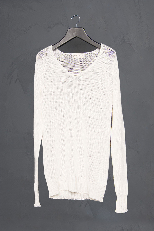 Ma'ry'ya Long V Neck Sweater Ma'ry'ya Long V Neck Sweater
