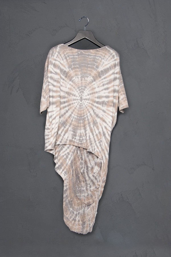 Raquel Allegra Tie Dye Half Shred Tee Raquel Allegra Tie Dye Half Shred Tee