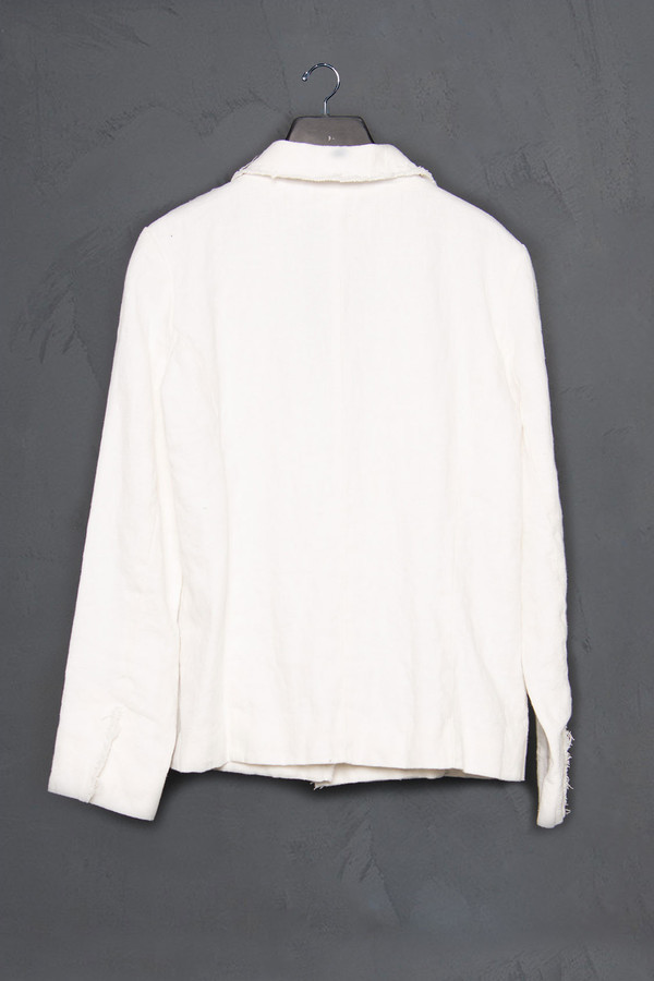 KES Raw Edge Blazer Linen KES Raw Edge Blazer Linen