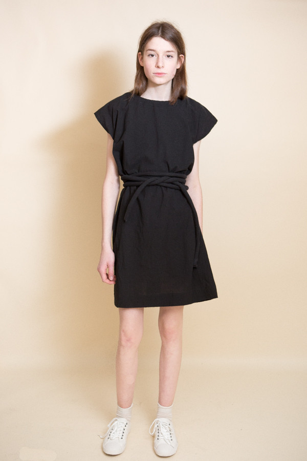 Uzi NYC Piped Dress / Black Uzi NYC Piped Dress / Black