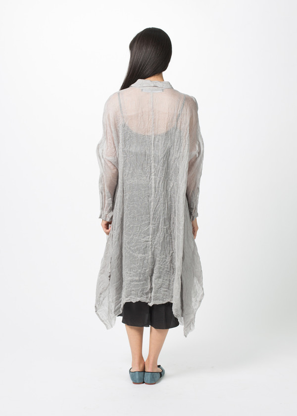 Rundholz Sheer Linen Blend Dress Rundholz Sheer Linen Blend Dress