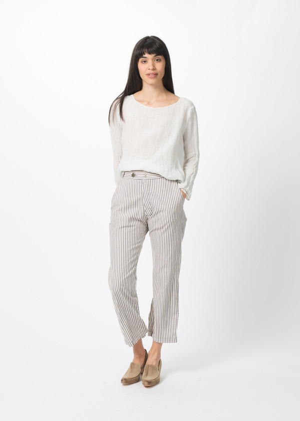 Hazel Brown Stripe Pant Hazel Brown Stripe Pant