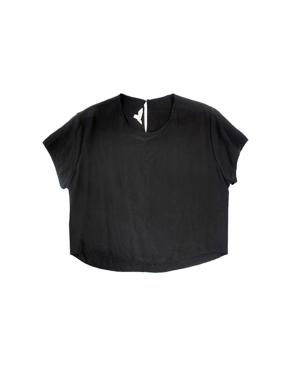 Ali Golden Black Cap Sleeve Top Ali Golden Black Cap Sleeve Top