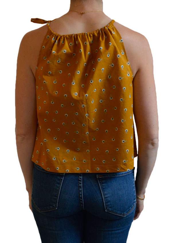 Liam of York Flower Halter Top Liam of York Flower Halter Top