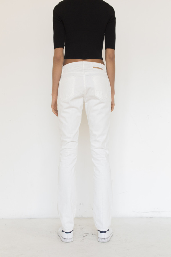 Thvm Denim Tapered Jean - White Thvm Denim Tapered Jean - White