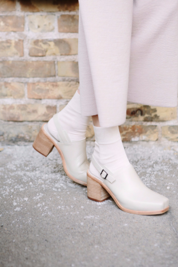 Intentionally Blank Honcho Mule / Bone Leather Intentionally Blank Honcho Mule / Bone Leather
