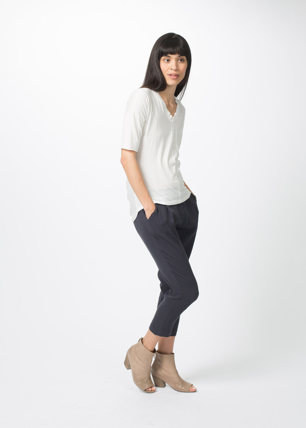 Evam Eva Double Cloth Tuck Pants Evam Eva Double Cloth Tuck Pants