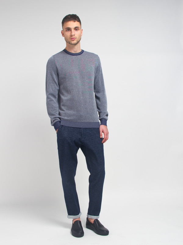 Men's Lucio Castro Grey Reversible Sweater Men's Lucio Castro Grey Reversible Sweater