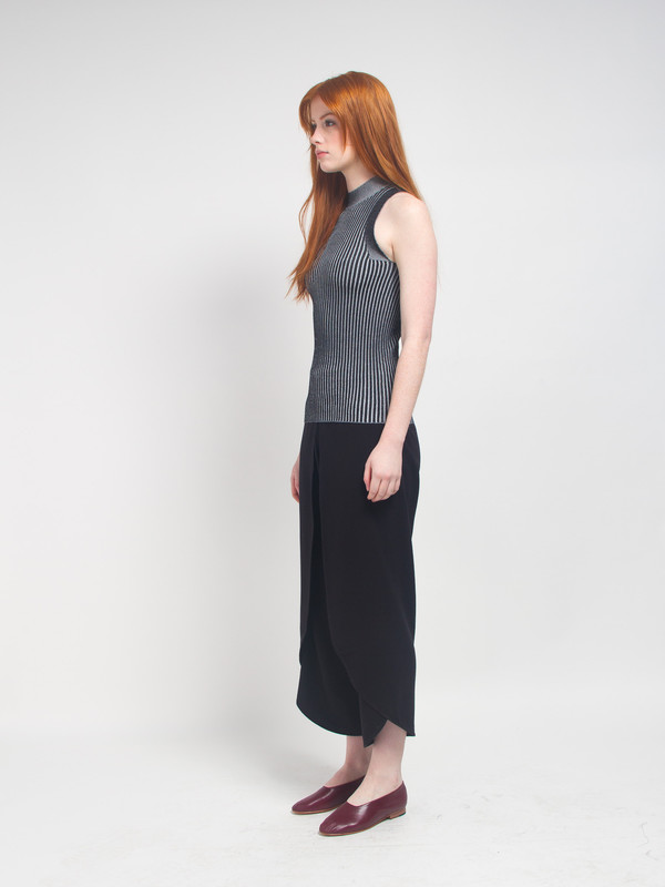 Pari Desai Hope Mock Neck Tank Black Pari Desai Hope Mock Neck Tank Black