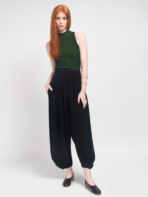 Pari Desai Hope Mock Neck Tank Fern Pari Desai Hope Mock Neck Tank Fern