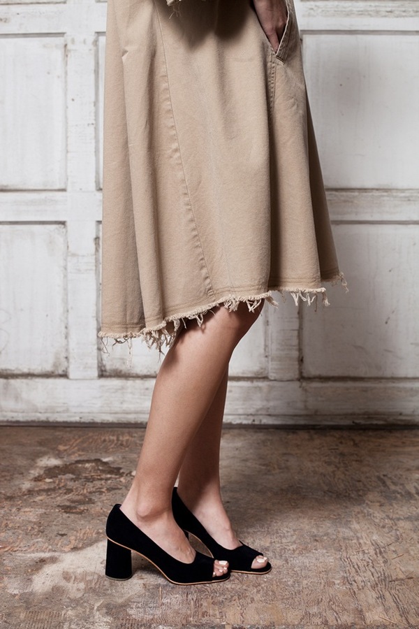Rachel Comey Kinzey Pump - midnight suede Rachel Comey Kinzey Pump - midnight suede