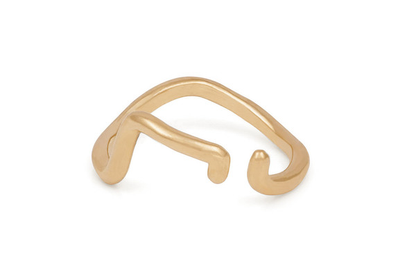 Shahla Karimi 14K Gold Subway Ring - Harlem to South Ferry Shahla Karimi 14K Gold Subway Ring - Harlem to South Ferry