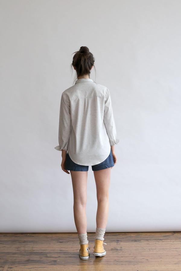 Bridge & Burn Lane White Speckle Shirt Bridge & Burn Lane White Speckle Shirt