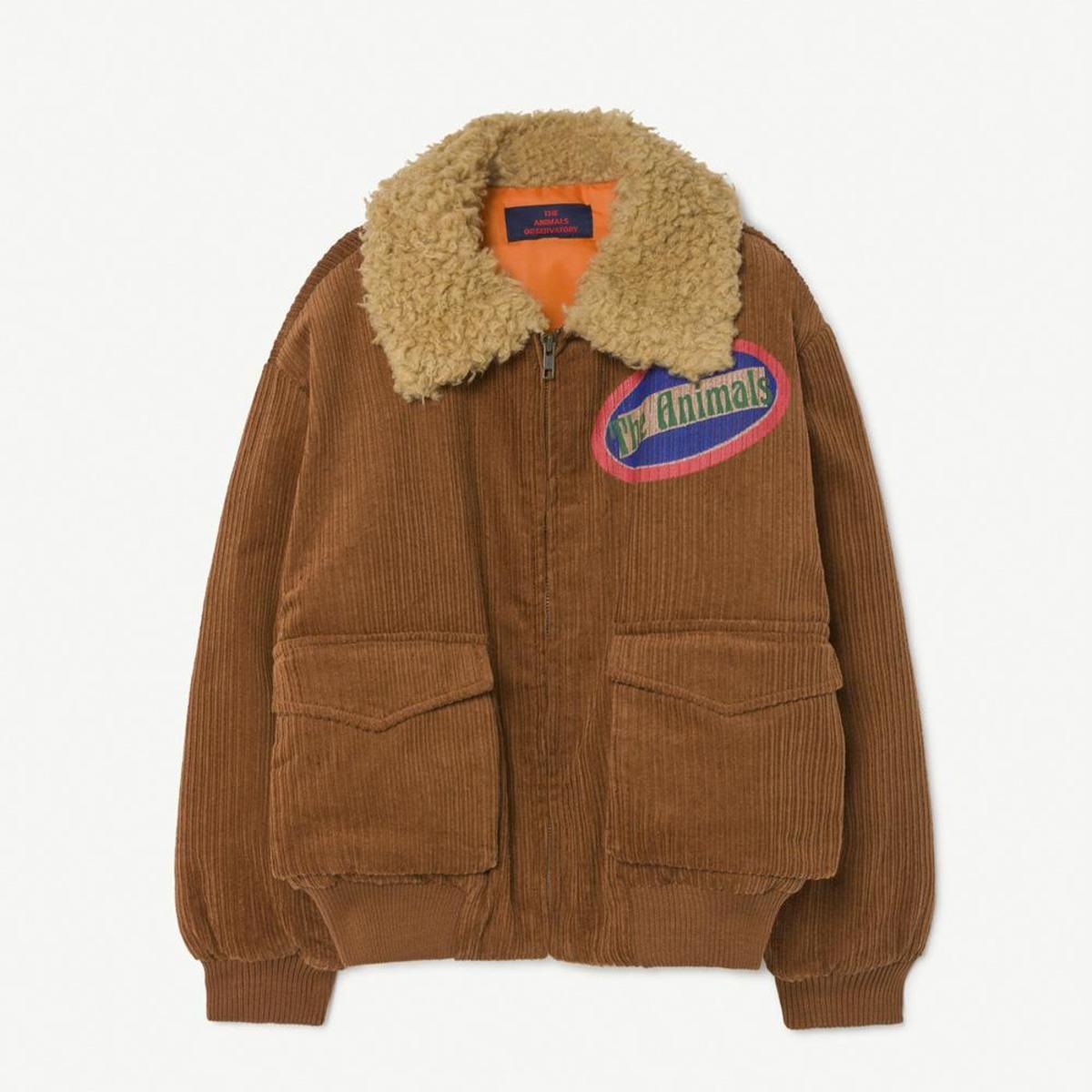 Kids The Animals Observatory Tiger Jacket Deep Brown Garmentory