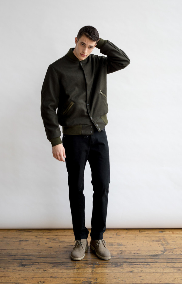 Men's Bridge & Burn Pacific Standard Varsity Olive Men's Bridge & Burn Pacific Standard Varsity Olive